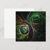 Abstracte kunst oogmerk (Voorkant / Achterkant)