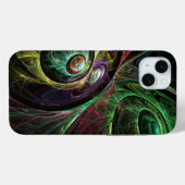 Abstracte kunst oogmerk Case-Mate iPhone case (Achterkant (horizontaal))