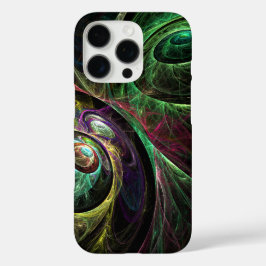Abstracte kunst oogmerk iPhone 16 pro hoesje
