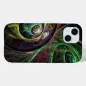 Abstracte kunst oogmerk Case-Mate iPhone case (Achterkant (horizontaal))