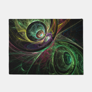 Abstracte kunst oogmerk deurmat