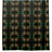 Abstracte kunst oogmerk douchegordijn (Voorkant)
