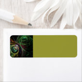 Abstracte kunst oogmerk etiket (Insitu)