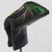 Abstracte kunst oogmerk golfheadcover (3/4 voorkant)