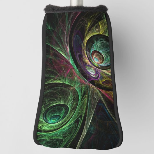 Abstracte kunst oogmerk golfheadcover (Draai 90)