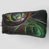 Abstracte kunst oogmerk golfheadcover (Voorkant)
