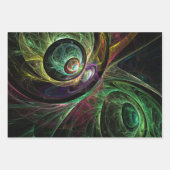 Abstracte kunst oogmerk inpakpapier vel (Voorkant 2)