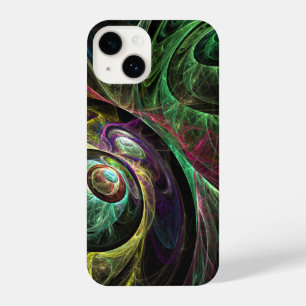 Abstracte kunst oogmerk iPhone 14 hoesje