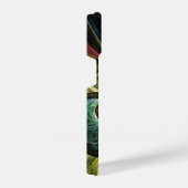 Abstracte kunst oogmerk iPhone hoesje (Rechterkant)