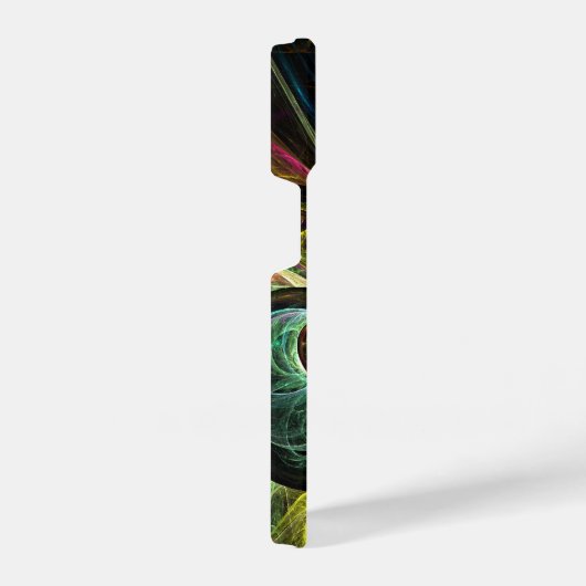 Abstracte kunst oogmerk iPhone hoesje (Rechterkant)