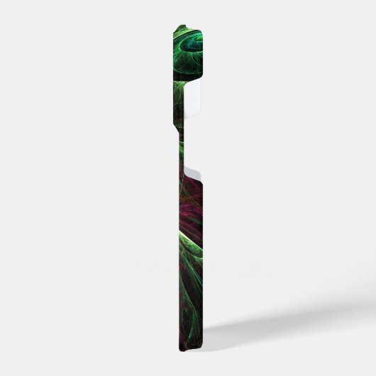 Abstracte kunst oogmerk iPhone hoesje (Linkerkant)