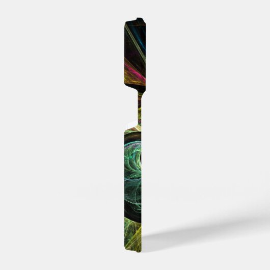 Abstracte kunst oogmerk iPhone hoesje (Rechterkant)