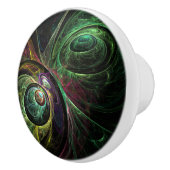 Abstracte kunst oogmerk keramische knop (Rechts)