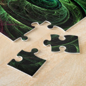 Abstracte kunst oogmerk legpuzzel (Zijkant)
