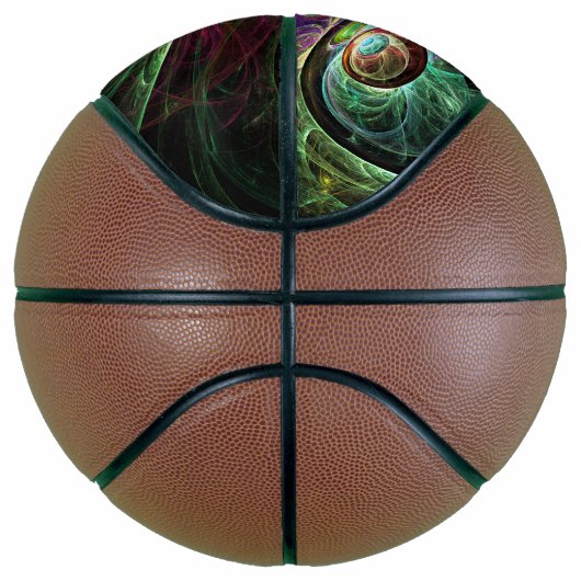 Abstracte kunst oogmerk mini basketbal (Rechts)
