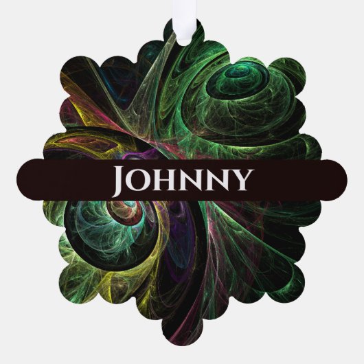 Abstracte kunst oogmerk ornament kaart (Achterkant)