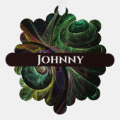 Abstracte kunst oogmerk ornament kaart (Voorkant)