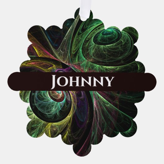 Abstracte kunst oogmerk ornament kaart (Voorkant)