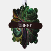 Abstracte kunst oogmerk ornament kaart (Links)