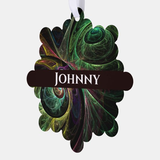 Abstracte kunst oogmerk ornament kaart (Links)