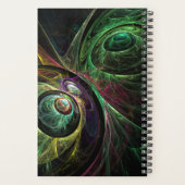 Abstracte kunst oogmerk planner (Achterkant)