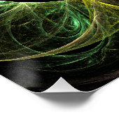 Abstracte kunst oogmerk poster (Hoek)