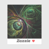 Abstracte kunst oogmerk sticker (Vel)