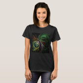 Abstracte kunst oogmerk t-shirt (Voorkant volledig)