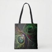 Abstracte kunst oogmerk tote bag (Voorkant)