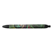 Abstracte kunst oogmerk zwarte inkt pen (Voorkant)