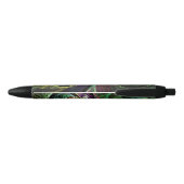 Abstracte kunst oogmerk zwarte inkt pen (Achterkant)