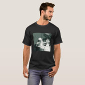 Abstracte kunst op basis van landschapsformaties t-shirt (Voorkant volledig)