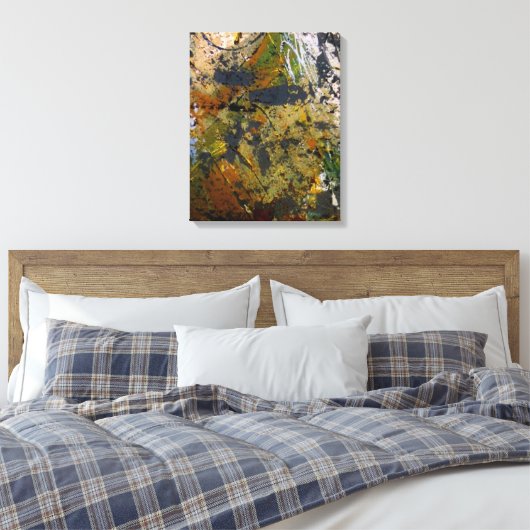 Abstracte kunst op Canvas Afdruk (Insitu (Slaapkamer))