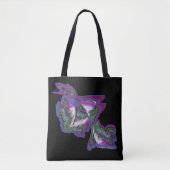 Abstracte kunst op een tote bag (Voorkant)