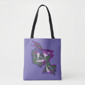 Abstracte kunst op een tote bag (Voorkant)