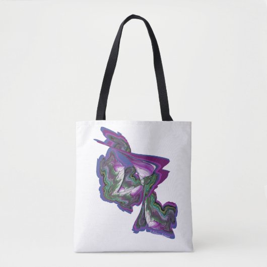Abstracte kunst op een tote bag (Voorkant)