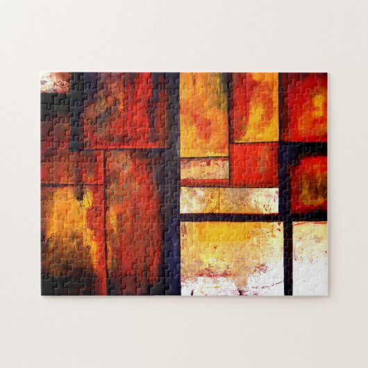 Abstracte kunst Origineel Creatief Modern Legpuzzel (Horizontaal)