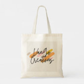 Abstracte kunst origineel tote bag (Achterkant)