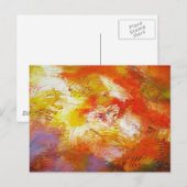Abstracte Kunst - Originele Abstracte Schilderijpr Briefkaart (Voorkant / Achterkant)