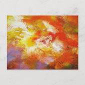 Abstracte Kunst - Originele Abstracte Schilderijpr Briefkaart (Voorkant)