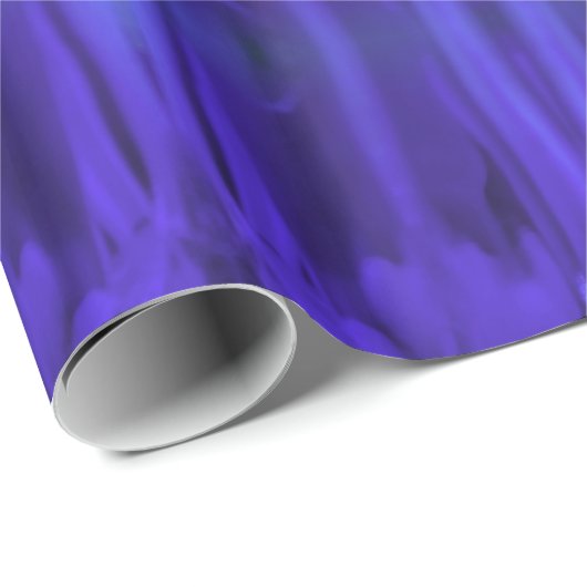 Abstracte kunst Paarse verf Cadeaupapier (Rol Hoek)