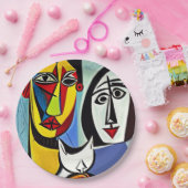 Abstracte Kunst Papieren Bord (Feest)