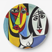 Abstracte Kunst Papieren Bord (Voorkant)