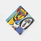 Abstracte Kunst Papieren Servet (Hoek)