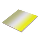 Abstracte Kunst Pastel Geel Wit Grijs Tegeltje (Zijkant)