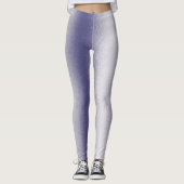 Abstracte kunst Pastel Lavender Paars White Leggings (Voorkant)