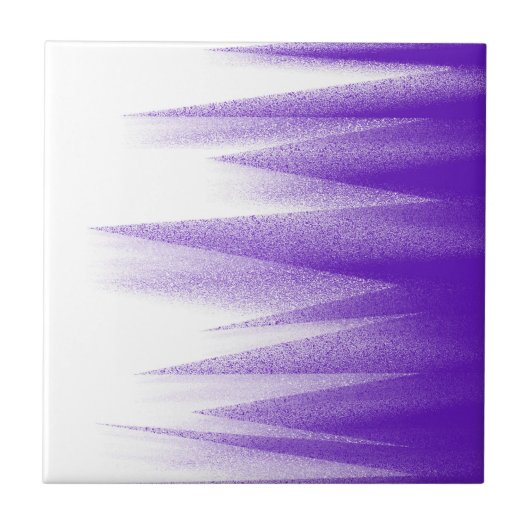 Abstracte kunst Pastel Lavender Paars White Tegeltje (Voorkant)
