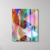 Abstracte kunst - Pastoral Midnight - Rechthoekige Canvas Afdruk (Voorkant)