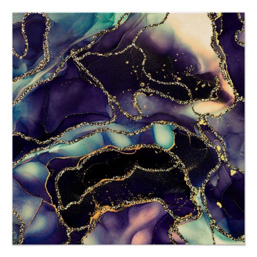 abstracte kunst perfect poster (Voorkant)