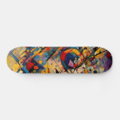 Abstracte kunst persoonlijk skateboard (Horizontaal)